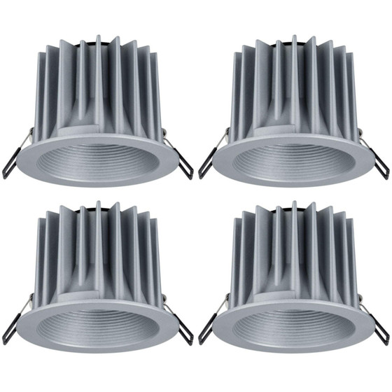 4 x Paulmann 926.72 Premium EBL Helia IP65 starr LED 12,6W inkl. Leuchtmittel