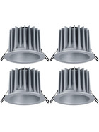 4 x Paulmann 926.72 Premium EBL Helia IP65 starr LED 12,6W inkl. Leuchtmittel