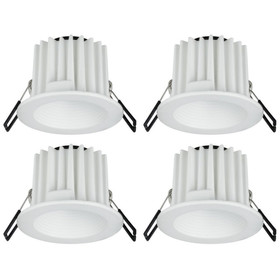 4 x Paulmann 926.98 Premium EBL Helia IP65 rund starr LED...
