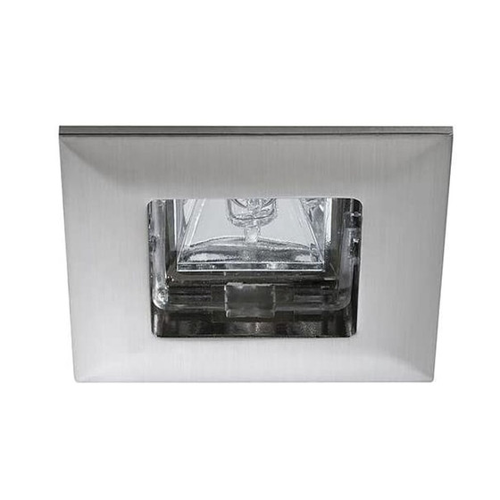 Paulmann 5704 Einbauleuchte Quadro max.35 W Eisen geb. IP44 Alu/Zink GU5,3 exkl. Leuchtmittel