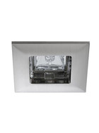 Paulmann 5704 Einbauleuchte Quadro max.35 W Eisen geb. IP44 Alu/Zink GU5,3 exkl. Leuchtmittel