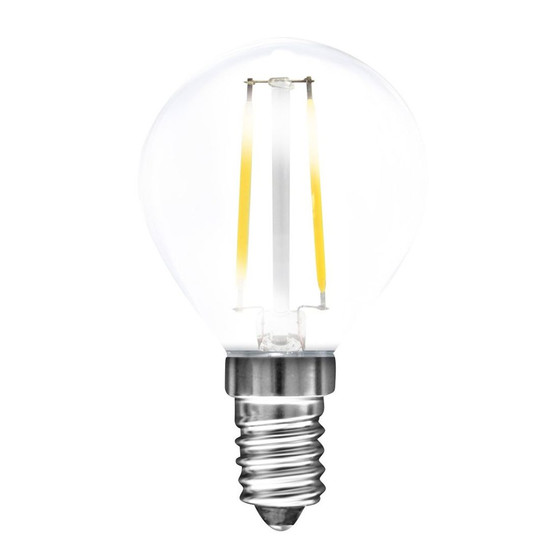10x Müller-Licht 24616 LED-Filament Leuchtmittel 2W E14 Klar Tropfen Warmweiss