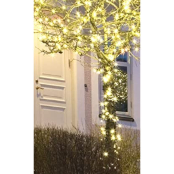 Konstsmide 3610-102 Micro LED Lichterkette Innen u. Auen 40 klare Dioden IP44