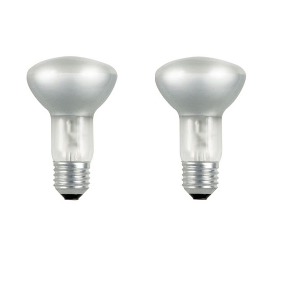 2er Set Nice Price 3853 Reflektor R63 Lampe E27 Leuchtmittel 60W Warmweiß 35°