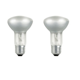 2er Set Nice Price 3853 Reflektor R63 Lampe E27 Leuchtmittel 60W Warmweiß 35°