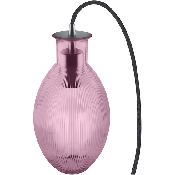 LEDVANCE Vintage 1906 Tischleuchte E27 Glas Pink Carved Table Grape Tischlampe