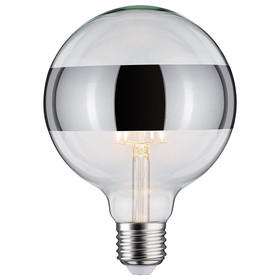 Paulmann 286.81 LED Globe 125 Ringspiegel Silber 6,5W E27...