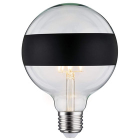 Paulmann 286.82 LED Globe 125 Ringspiegel Schwarz matt...