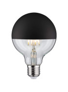 Paulmann 285.46 LED Kopfspiegel Schwarz Filament Vintage Globe95 5W E27 dimmbar