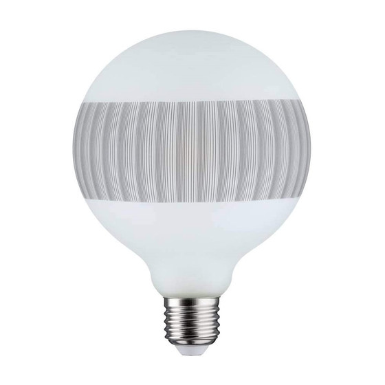 Paulmann 287.43 LED Globe125 Ringspiegel schwarz E27 4,5W 470lm 2600K dimmbar
