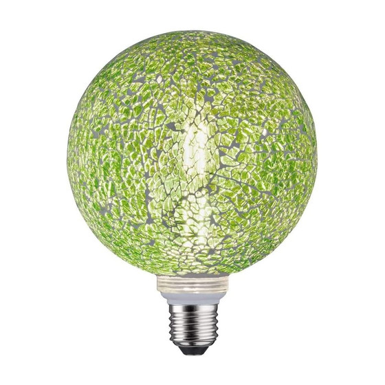 Paulmann 287.47 LED Globe 130 E27 5W Grn Miracle Mosaic dimmbar