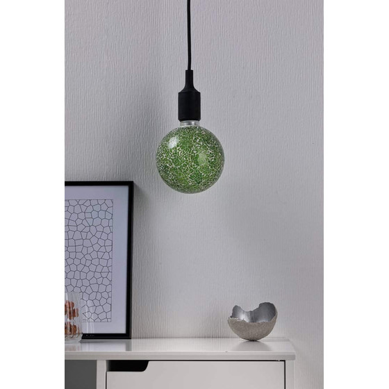 Paulmann 287.47 LED Globe 130 E27 5W Grn Miracle Mosaic dimmbar