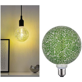 Paulmann 287.47 LED Globe Ø130 E27 5W Grün Miracle Mosaic dimmbar