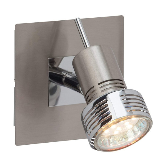 Brilliant G34710/77 Kassandra LED Strahler Spot 1x3W Eisen Chrom GU10 inkl. Leuchtmittel