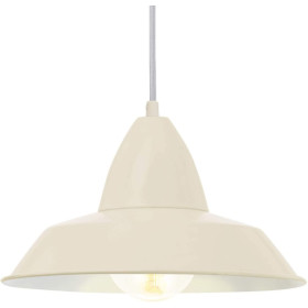 Eglo 49245 Auckland Vintage Pendelleuchte max.60W E27 Stahl Sandfarben exkl. Leuchtmittel