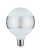 Paulmann 287.42 LED Globe125 Ringspiegel Silber E27 4,5W 470lm 2600K dimmbar