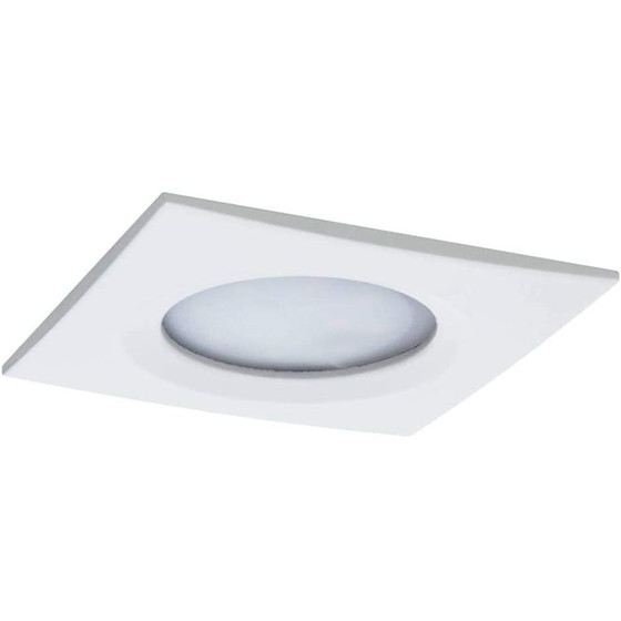 Paulmann 938.88 LED Coin Slim EBL 6,8W Weiss matt IP44 Warmweiss inkl. Leuchtmittel