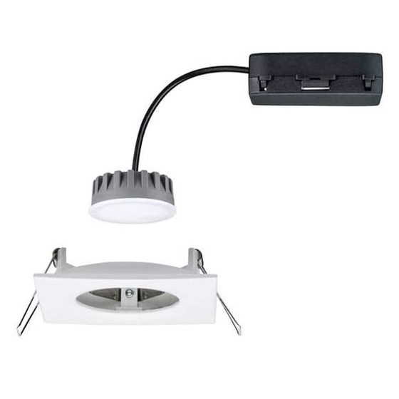 Paulmann 938.88 LED Coin Slim EBL 6,8W Weiss matt IP44 Warmweiss inkl. Leuchtmittel