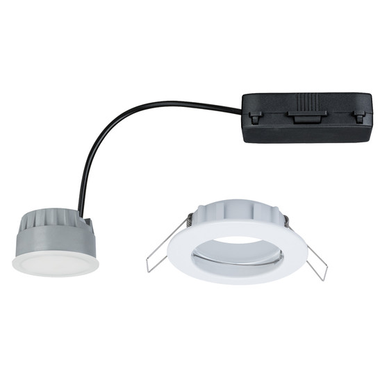 Paulmann 939.55 Einbaustrahler Coin Dimmbar LED 7 W Wei matt Alu/Zink IP44