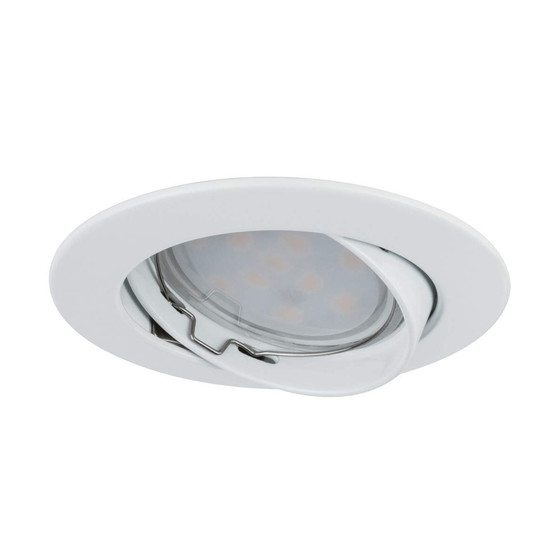 Paulmann 939.61 1er Einbauleuchten Set Coin LED 7W Wei schwenkbar 230V