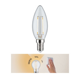Paulmann 285.72 LED Kerze 2,5 W E14 Leuchtmittel 3-Stufen...