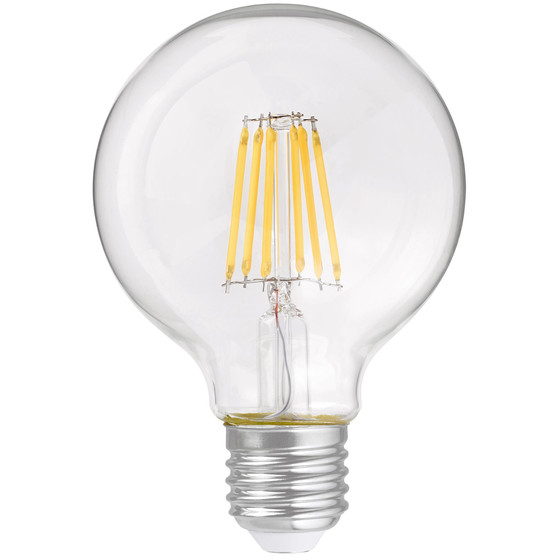 Nice Price 3963 LED Globe Tropfen Filament 6W E27 warmweiß 2700K Leuchtmittel