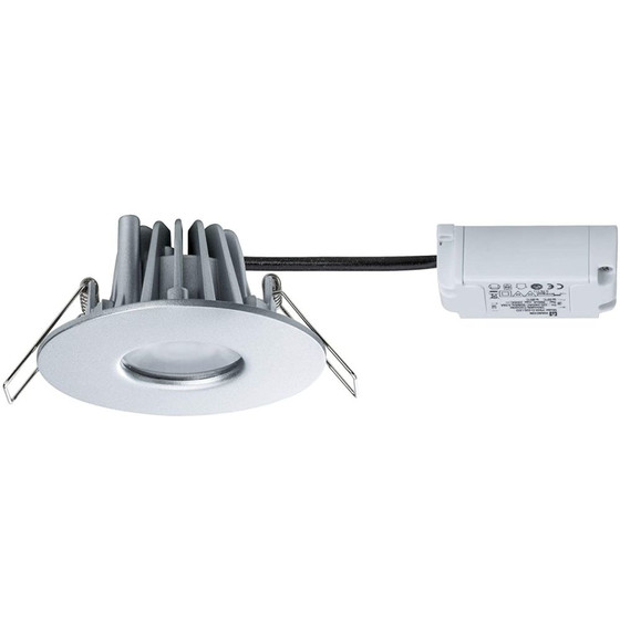 Paulmann 796.68 Outdoor House LED Einbauleuchte 55 Silber 5,3W Dimmbar IP44 3000K
