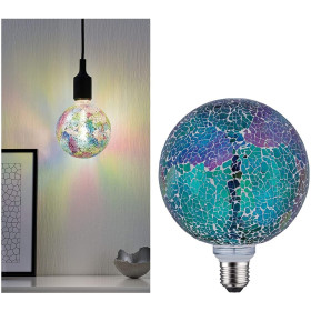 Paulmann 287.49 LED Globe Ø130 E27 5W 470lm Miracle Mix Mosaic Handmade dimmbar