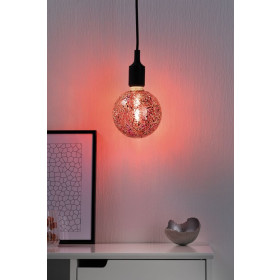 Paulmann 287.48 LED Globe Ø130 E27 5W 470lm Miracle Rot Mosaic Handmade dimmbar