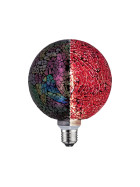 Paulmann 287.48 LED Globe Ø130 E27 5W 470lm Miracle Rot Mosaic Handmade dimmbar