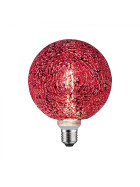 Paulmann 287.48 LED Globe Ø130 E27 5W 470lm Miracle Rot Mosaic Handmade dimmbar