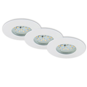 Briloner 7231-036 LED Einbauleuchten Set 3x5,5W Weiss...