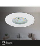 Briloner 7231-036 LED Einbauleuchten Set 3x5,5W Weiss Dimmbar IP44 Starr inkl. Leuchtmittel