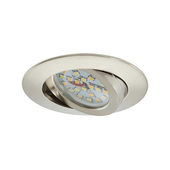 Briloner 7260-032 LED-Modul Einbaustrahler Set 3x5 W Nickel matt EBL Schwenkbar