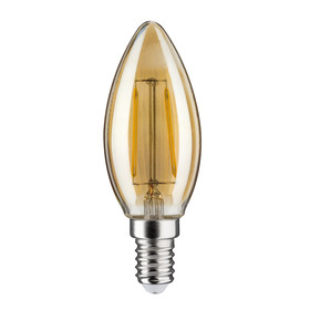 Paulmann 287.04 LED Filament Kerze 2,6W E14 Gold 230V 2500K Lüster Leuchtmittel