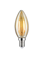 Paulmann 287.04 LED Filament Kerze 2,6W E14 Gold 230V 2500K Lüster Leuchtmittel