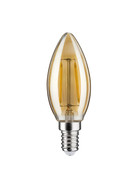 Paulmann 287.04 LED Filament Kerze 2,6W E14 Gold 230V 2500K Lüster Leuchtmittel