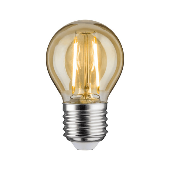 Paulmann 287.13 LED Filament Leuchtmittel 4,7W Lampe E27 Gold Warmweiß dimmbar