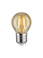 Paulmann 287.13 LED Filament Leuchtmittel 4,7W Lampe E27 Gold Warmweiß dimmbar