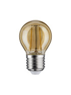 Paulmann 287.13 LED Filament Leuchtmittel 4,7W Lampe E27 Gold Warmweiß dimmbar