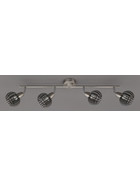 Briloner 2852-046 Spot 4x E14 max.5W Deckenleuchte Grau matt Nickel 4flg. Balken