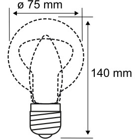 Paulmann 287.71 LED E27 5W 470lm 2700K Fantastic Colors Dichroic dimmbar 28771