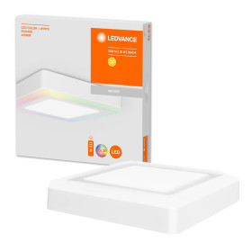 LEDVANCE LED Color+White Deckenleuchte Square 38W Weiss...