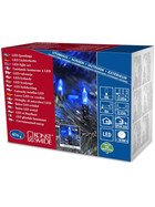 Konstsmide 6004-400 LED Minilichterkette mit 40 Dioden Blau 24V Aussentrafo