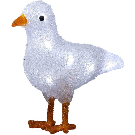 Konstsmide 6179-203 Möwe Acrylfigur Deko 12xLED Kaltweiss...