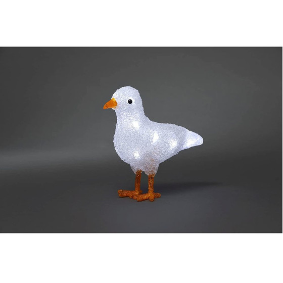Konstsmide 6179-203 Möwe Acrylfigur Deko 12xLED Kaltweiss...