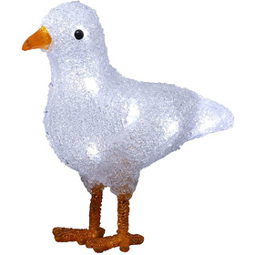 Konstsmide 6179-203 Möwe Acrylfigur Deko 12xLED Kaltweiss...
