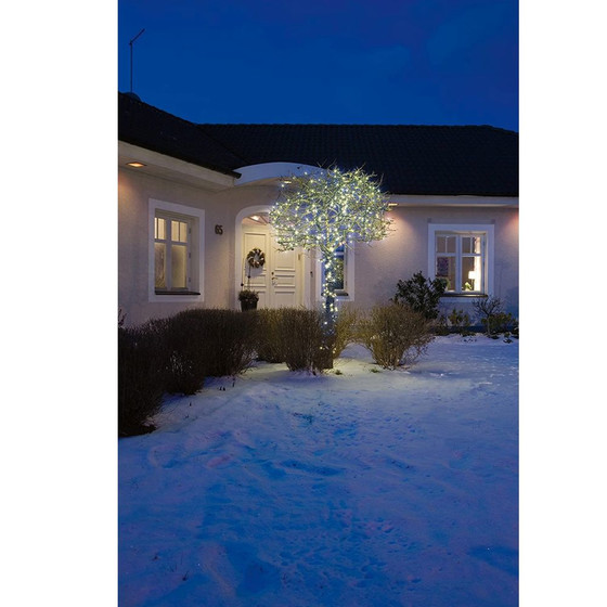 Konstsmide 3621-140 Micro LED Lichterkette 24 kaltweiße...