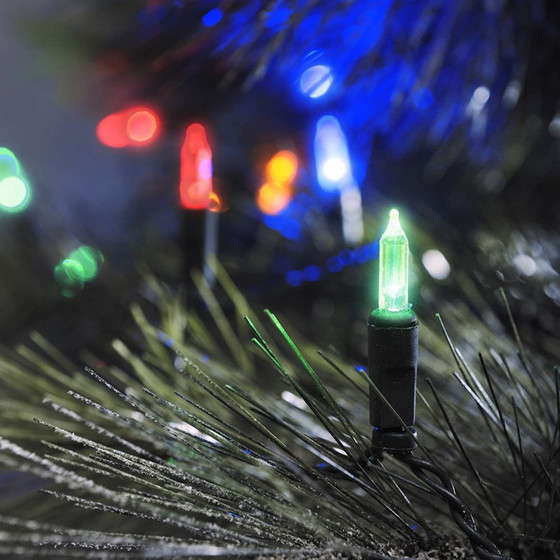 Konstsmide 6021-500 LED Minilichterkette 80 bunte Dioden...