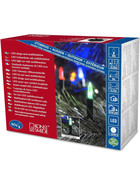 Konstsmide 6021-500 LED Minilichterkette 80 bunte Dioden Außentrafo 8 Funktionen